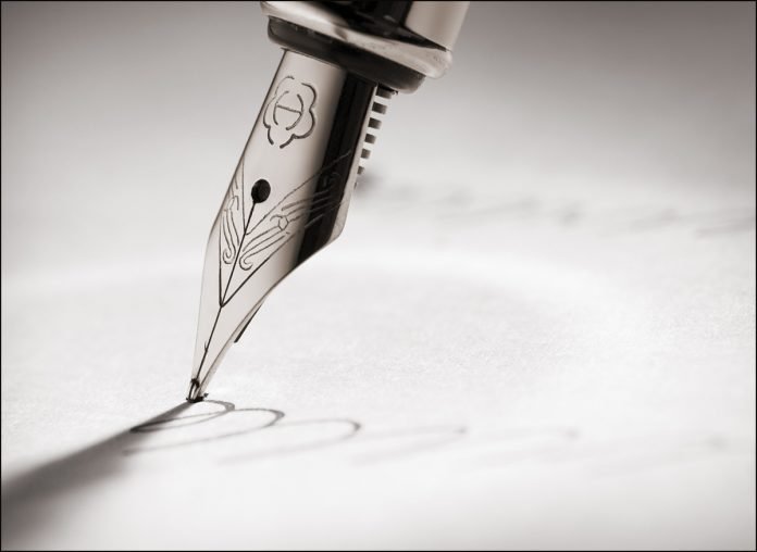 Ink pen and the details in your writing