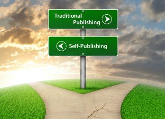 crossroads between traditional vs self-publishing